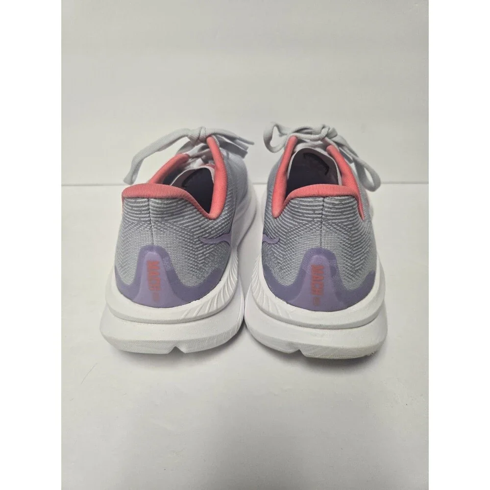 $140 Hoka Mach 6 Running Shoe (Women) Size 7.5 Gray Pink EUC - Picture 5 of 10